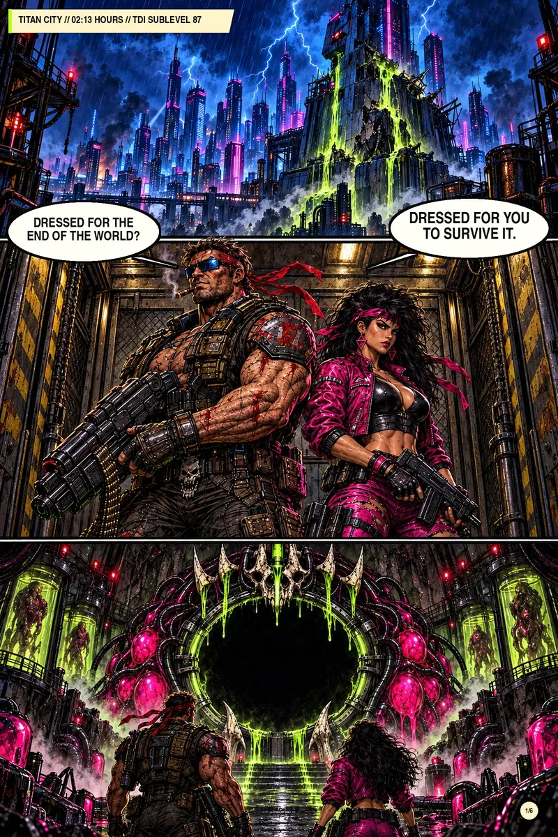 Preview page from Mutant City The Hatch