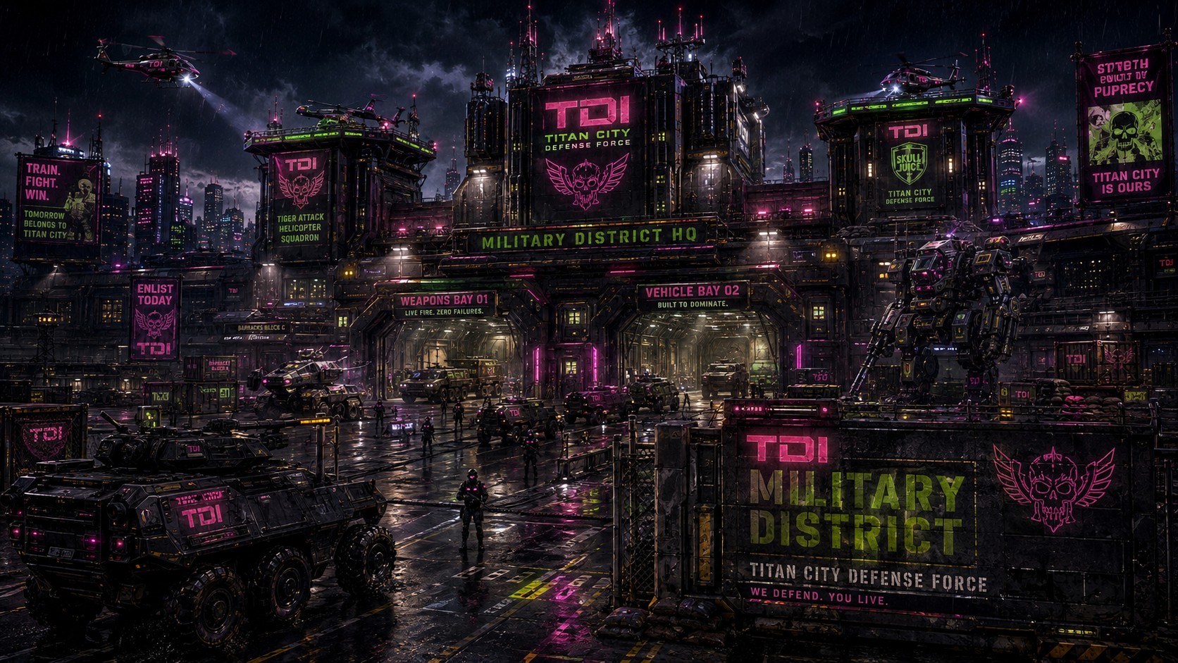 MILITARY DISTRICT location artwork