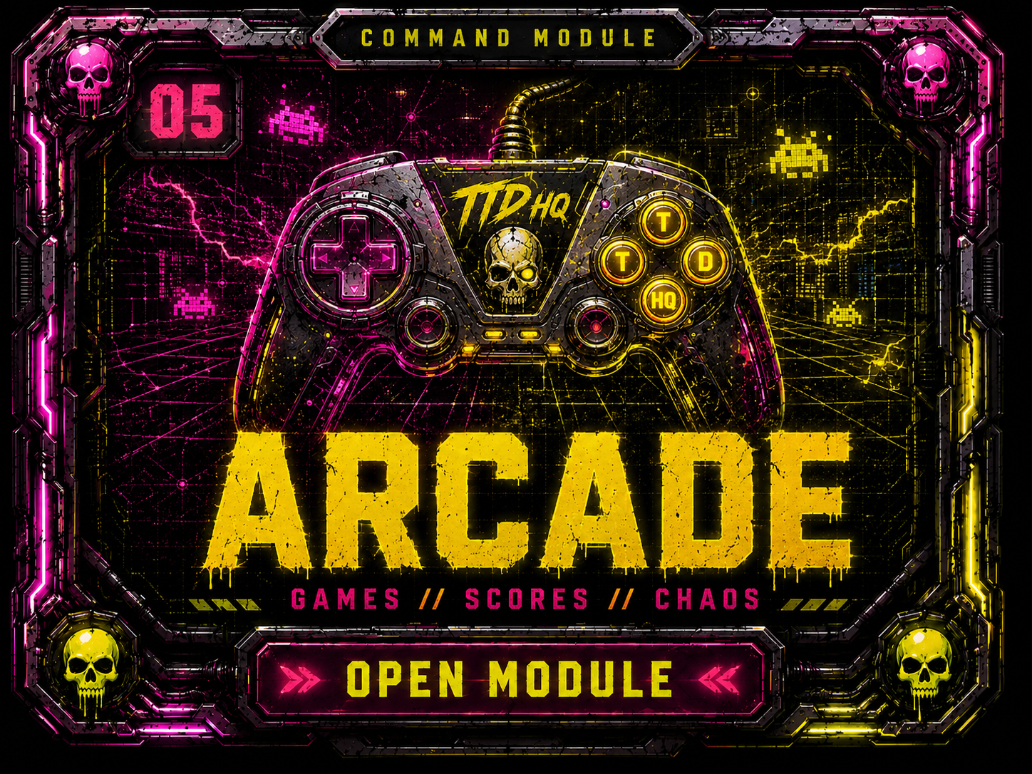 TTD HQ Arcade command module