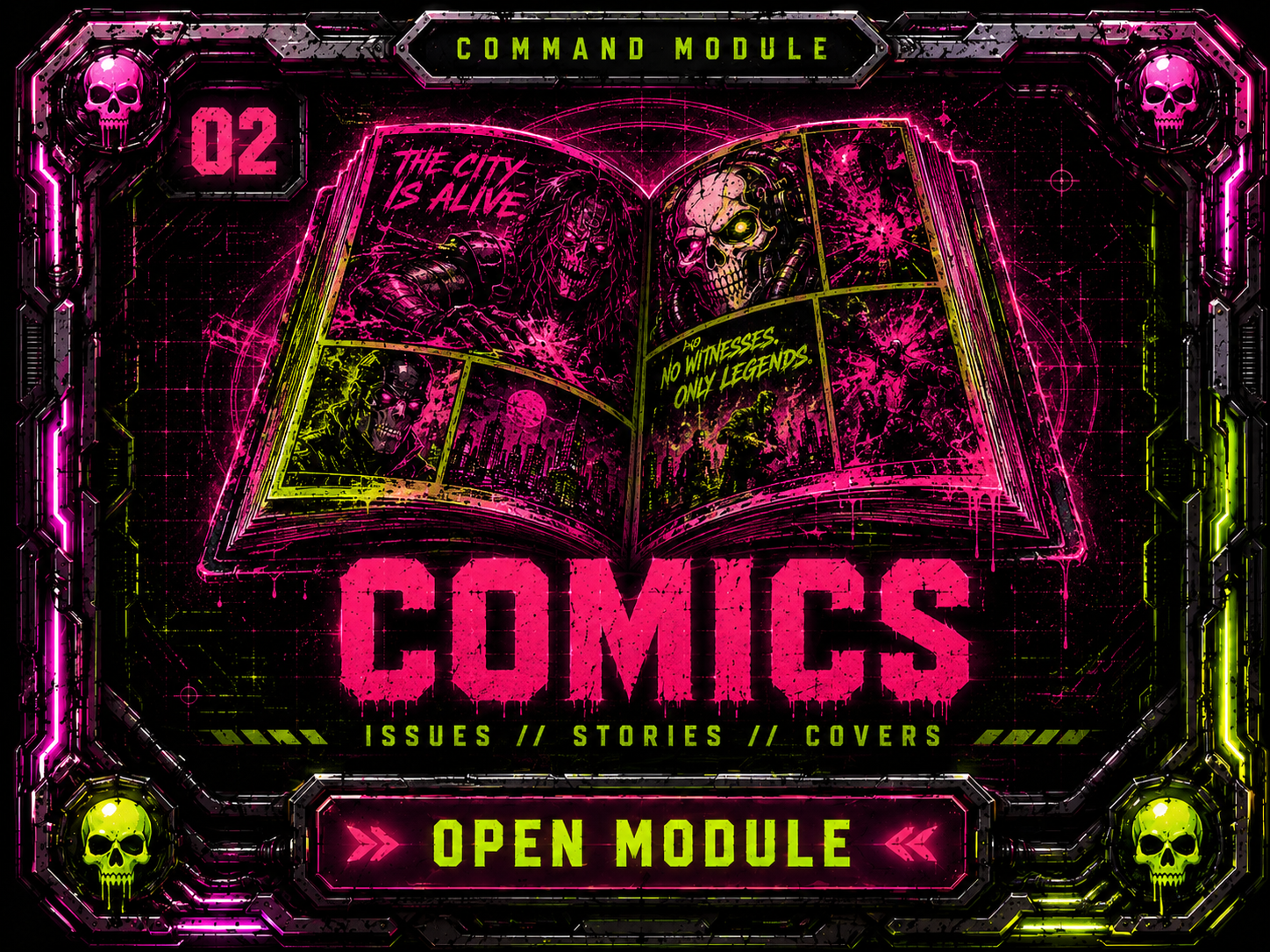 TTD HQ Comics command module