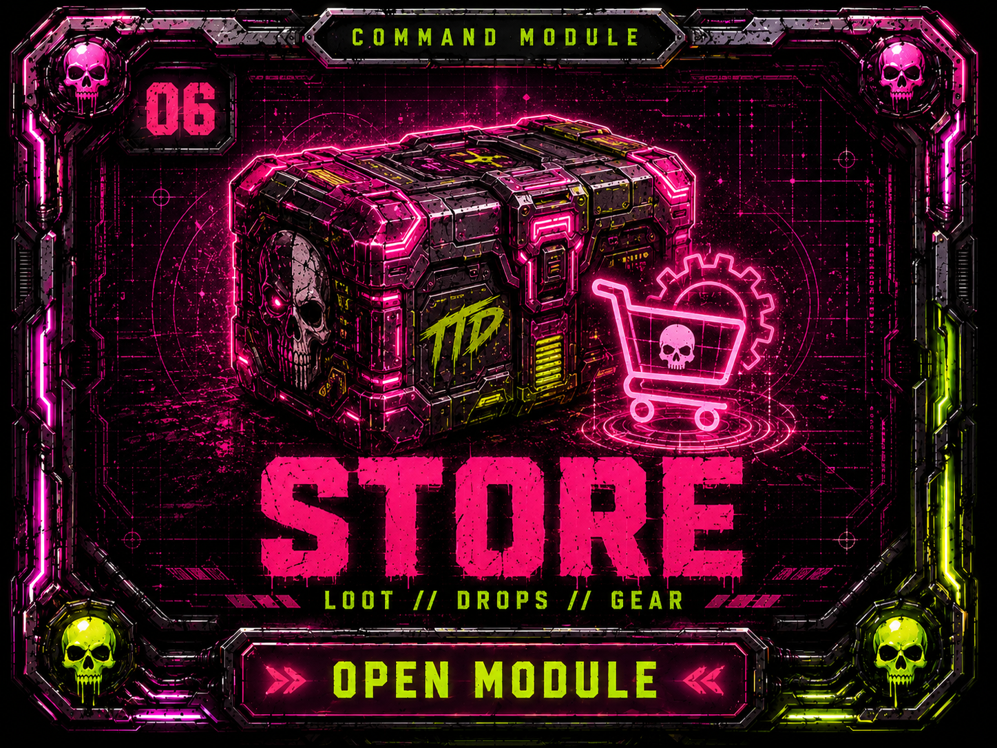 TTD HQ Store command module