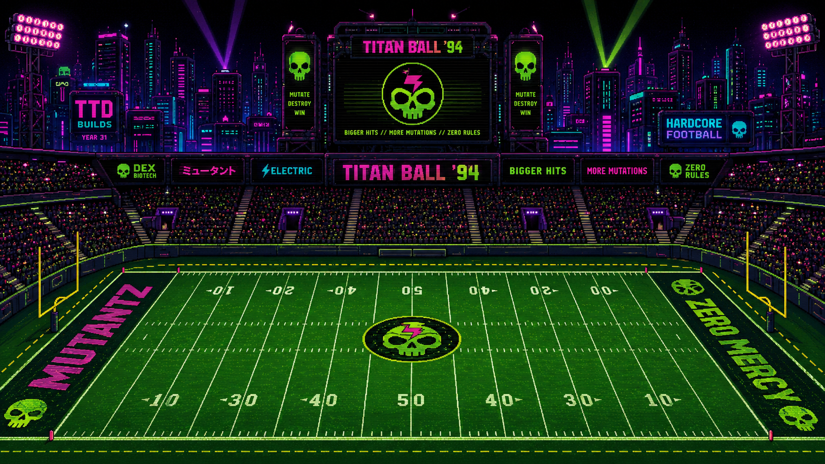 Titan Ball 94 mutant football stadium